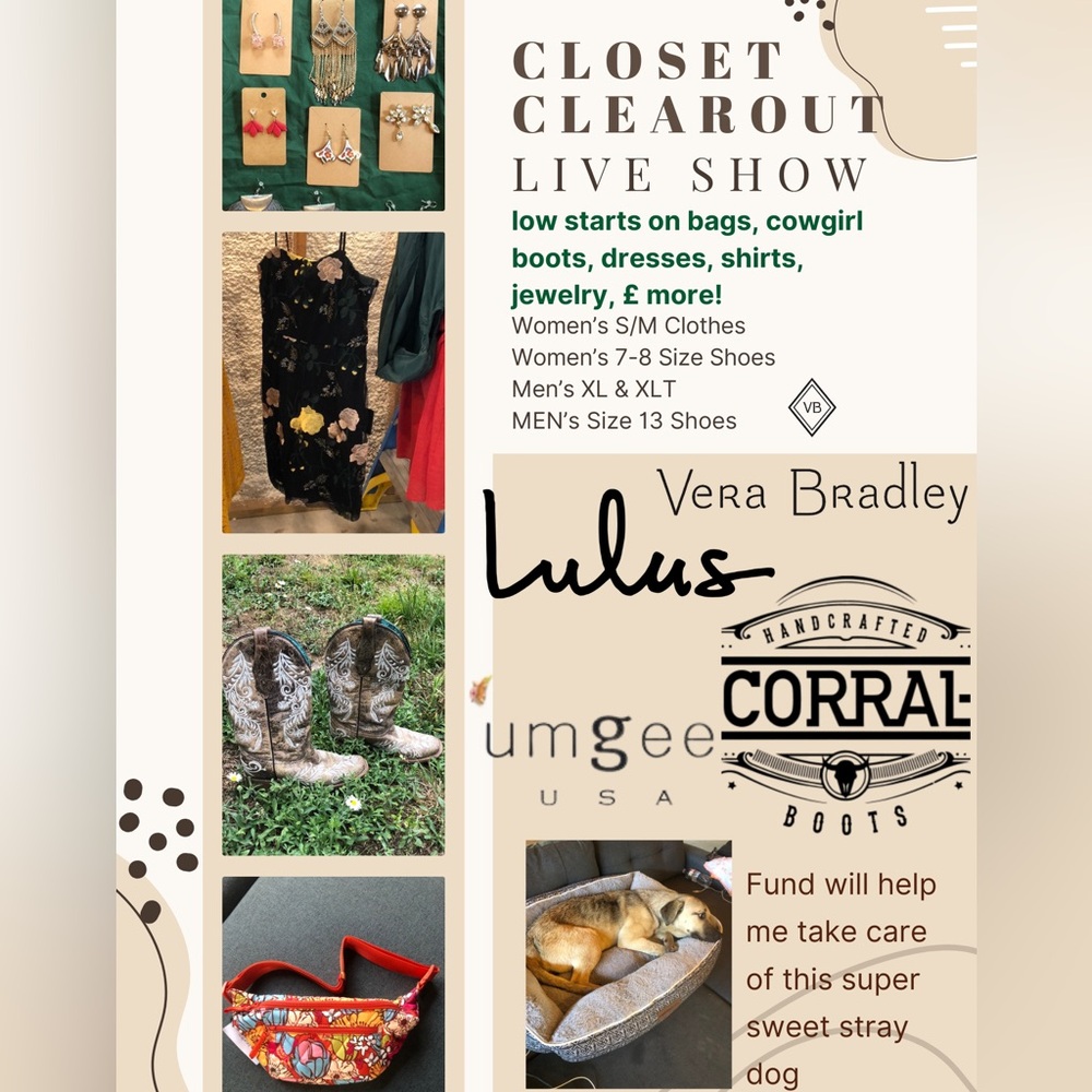 Live show listing
